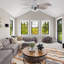 42''W Arieonna 4 - Blade Standard Ceiling Fan with Remote Control and Light Kit Included