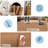 Floral Scalloped Non Slip Washable Area Rug for Living Room Bedroom, Low Pile  Thin Solid Home Decor Carpet-1132928144-1132928138