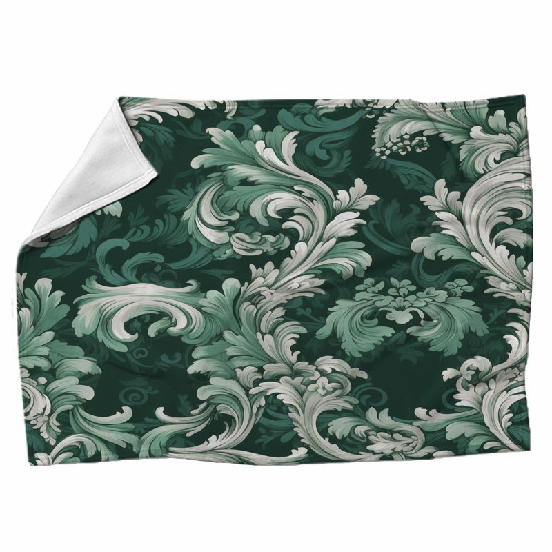 Machine Printed Throw Blanket, 68'' W x 80'' L