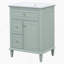 Meuble-lavabo avec lavabo, meuble-lavabo avec tablette réglable, un tiroir rabattable et deux tiroirs-1117900999