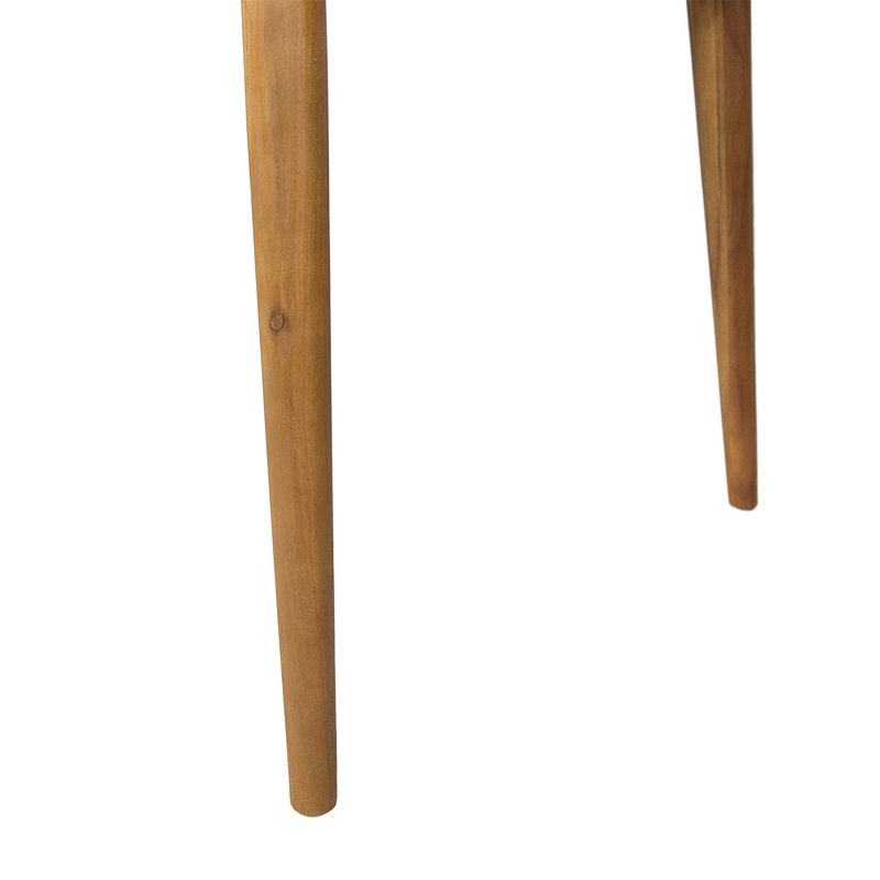 Table de salle à manger d'extérieur avec structure en bois d'acacia (table incluse seulement)