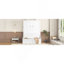 Grand lit escamotable mural avec coussin, grand lit, blanc