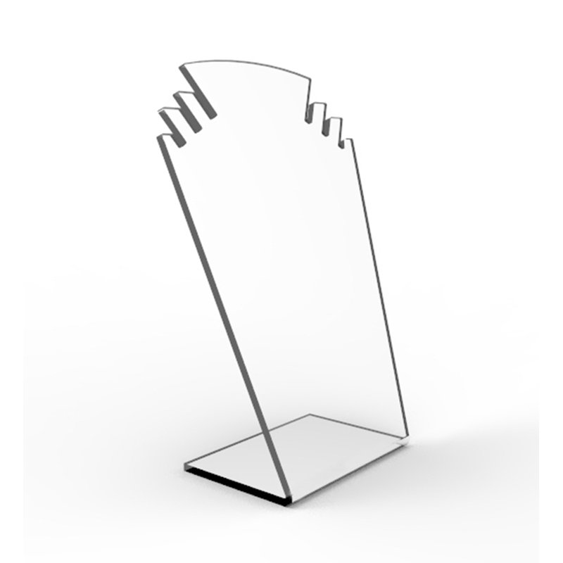 Présentoir à bijoux en plexiglas transparent