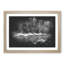 Winter Forest and Lake Paint Splash - Picture Frame Graphic Art-62805005-62805007