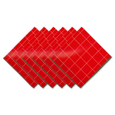 Andora Cotton Geometric Square Napkin