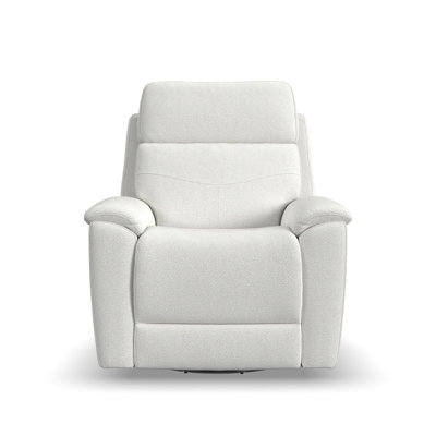 Rex Swivel Gliding Recliner With Power Headrest & Lumbar by Flexsteel
