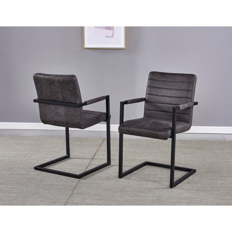 Keimiyah 19.5'' H Upholstered Side Chair, Gray
