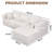 105" L-Shaped Modular Compression Sofa-1745440575-1745440573