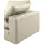 Canapé modulaire réversible en similicuir de 160 po de largeur-87141494