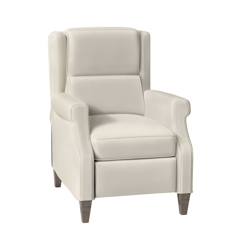 Fauteuil inclinable standard de 31 po de large Gallaway, Puissance, Pierre, Cuir véritable Outsider Raven