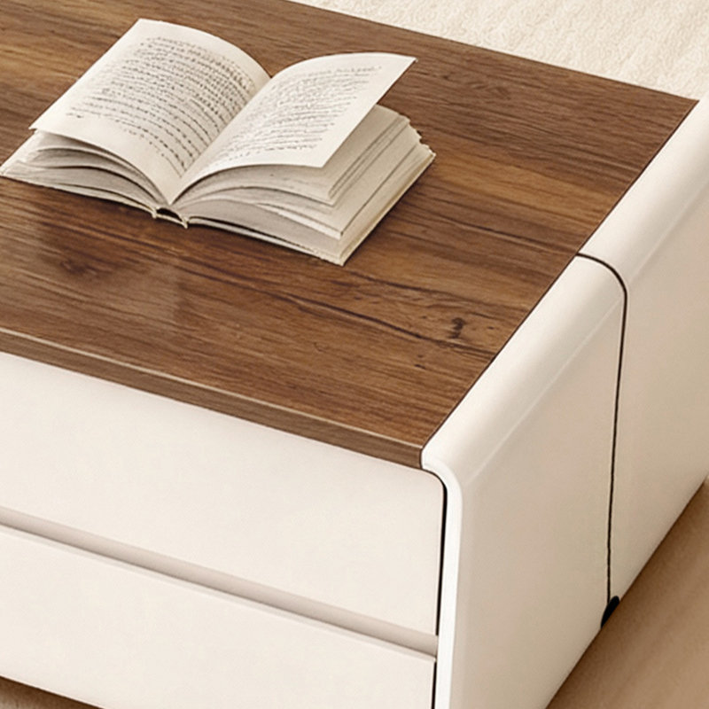 Modern simple style rectangular coffee table, 16.54" H x 47.24" W x 23.62" D