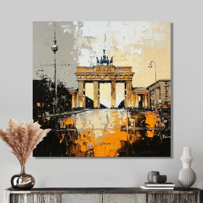 Brandenburg Gate Of Berlin - Cityscapes Metal Wall Decor, Berlin Metal Print