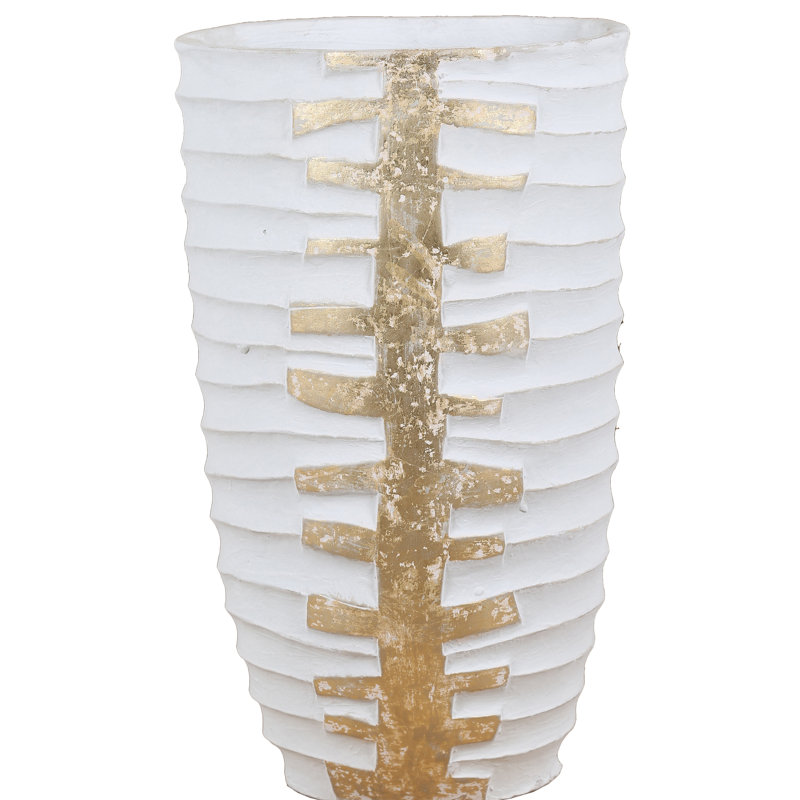 Table Vase, 20.2" H x 7.9" W x 10.8" D