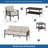 5-Piece All-Weather Conversation Sofa Set