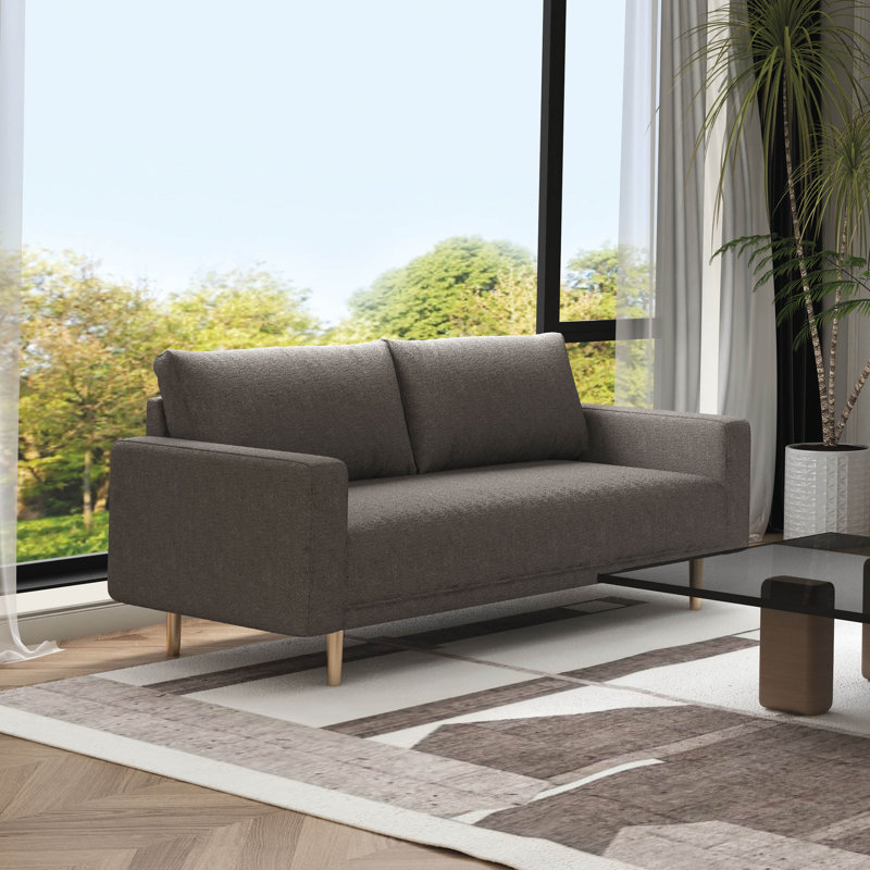 Causeuse Celal, H 35 po x l 83,5 po x P 34,5 po, Gris