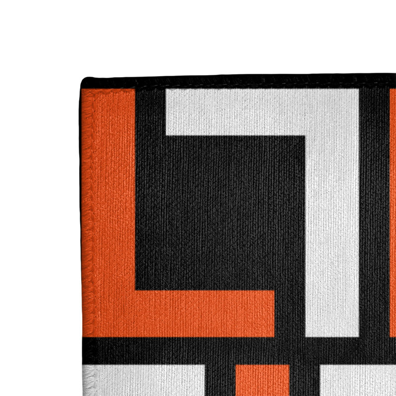 Geometric Indoor Rug, Rectangle 2' x 3'