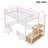 Metal Bunk Bed With Storage Staircase-355404991