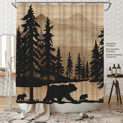 Rideau de douche Bear