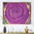 Toile avec cadre flottant or
