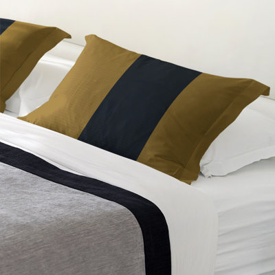 Jacksonville Football Polyester Striped Sham Set