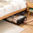 Set Of 2 Under-Bed Rolling Storage Container With Transparent Cover, Versatile Space-Saving Design, And Smooth-Glide Multi-Directional Wheels