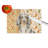 Longhaired Dapple Dachshund Heirloom Fall Glass Cutting Board