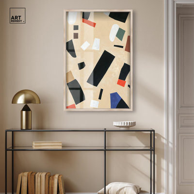 «Mindscape Mosaic I Shadowbox Print Modern Abstract» par Art Remedy
