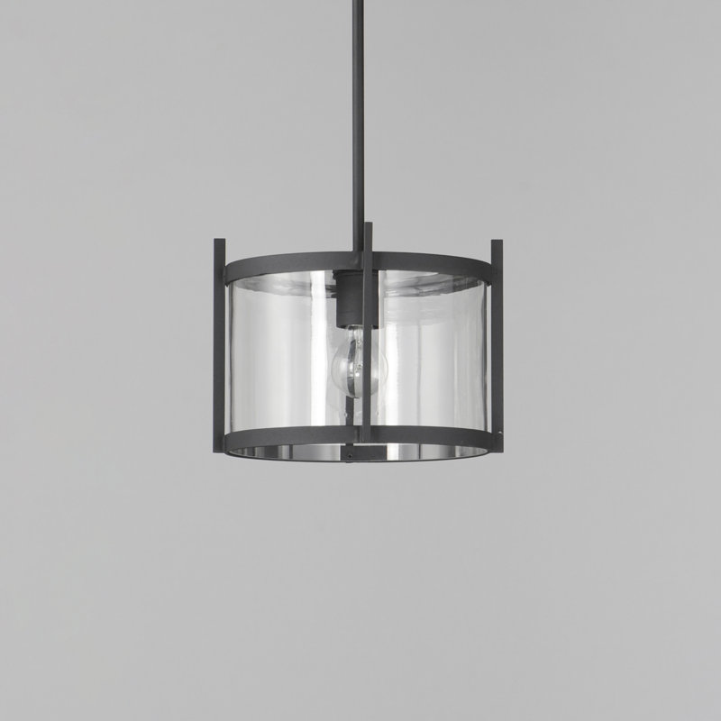 Belfry 12'' W 1 - Bulb Outdoor Semi Flush Mount