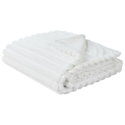 RAKYA Polyester Striped Bedspread
