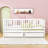 Storage Wooden Floor Bed with Guardrails and 2 Drawers-93548539-93548536
