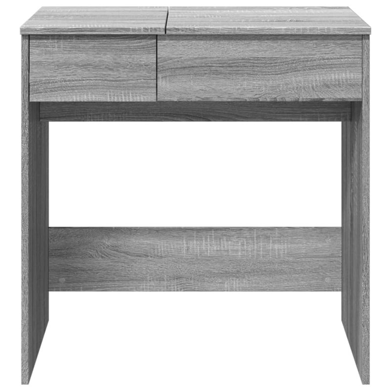 Vidaxl Dressing Table With Mirror 73X46.5 Cm, Grey Sonoma