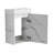 16'' Floating Wall-Mounted Bathroom Vanity with Ceramic Sink