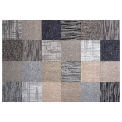 Carpet Tiles Reusable 20x20 inch, Modular Carpet Square Rug, Commercial Floor Soft Padded for Seamless Cover 66.6sq.ft, Easy DIY Replacement for Living Room Bedroom Indoor,Multicolor