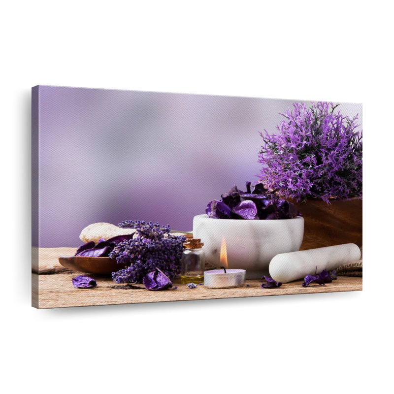 " Calming Lavender Canvas Print ", 24" H x 36" W x 1.25" D