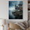 «Mysterious Castle By The Misty Lake», reproduction sur toile
