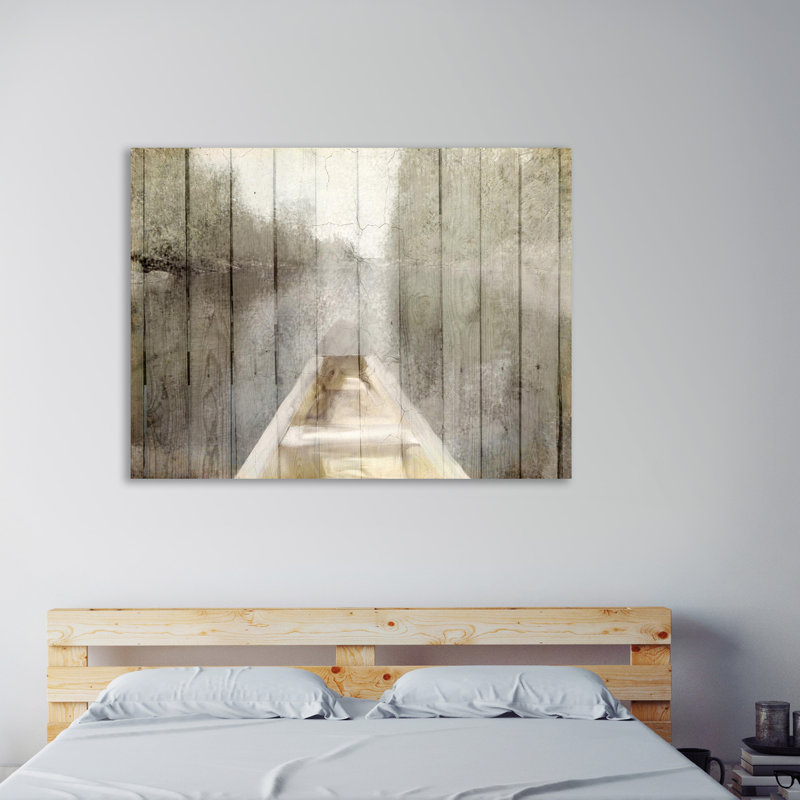 Canoe Tip by Kimberly Allen - Wrapped Canvas Painting, 30 cm H x 41 cm W x 4 cm D