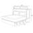 Bristol Queen Storage Murphy Bed with Mattress and Power Outlets-1828318353