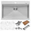 Siena 30" L x 22" W Drop-In Kitchen Sink