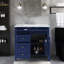 36 po Meuble-lavabo autoportant avec comptoir en céramique W-1539422556-1539422557