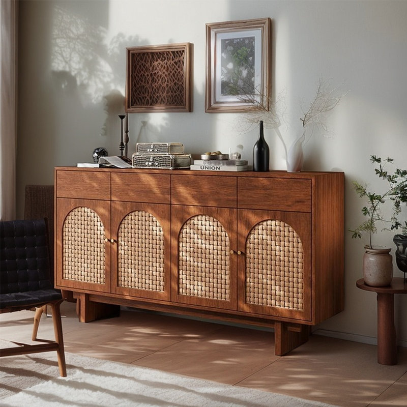 Modern simple multi-functional sideboard, Brown