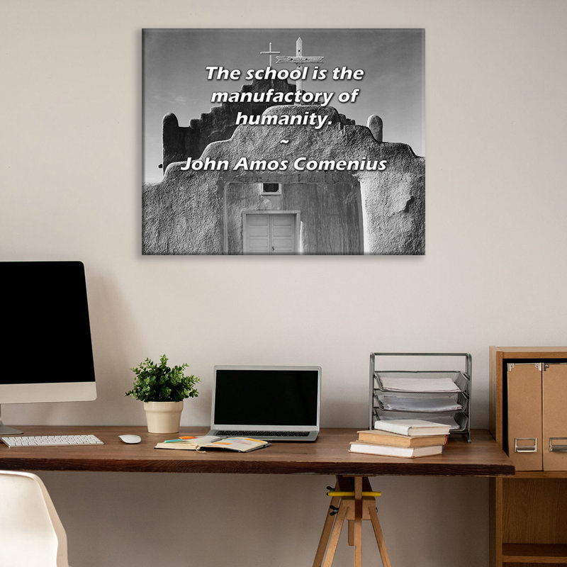 «Artsy Quote» par John Amos Comenius, toile tendue avec châssis