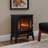 18" 3D Flame Electric Infrared Quartz Fireplace Stove With Remote Control