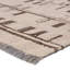  Tapis rayé à la main brun et taupe Emir HAD04 (6 pi x 9 pi)
