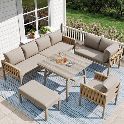 Garden Lounge Set For 8 People
