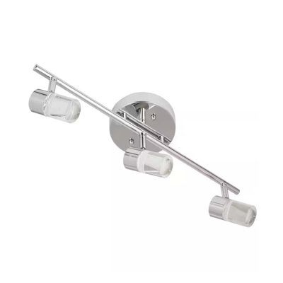 Amtul 21.26'' 3 -Light Fixed Track Track Kit with Adjustable Head