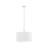 4-Light Glass Drum Shade Chandelier