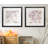 Lavender Spring I - Matted and Framed Under Acrylic Glass, Set of 2, Large Living Room Wall Art