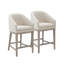 Tabouret de comptoir avec accoudoirs Bethea-107095729