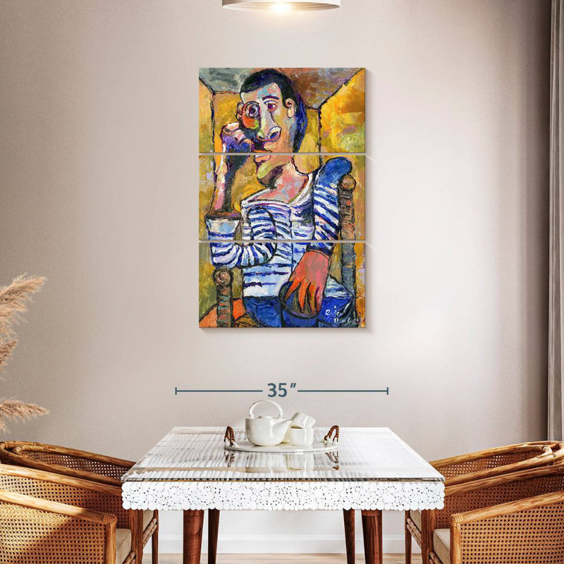 Leisha Virgin Of The Rocks Angel, 45" H x 28" W