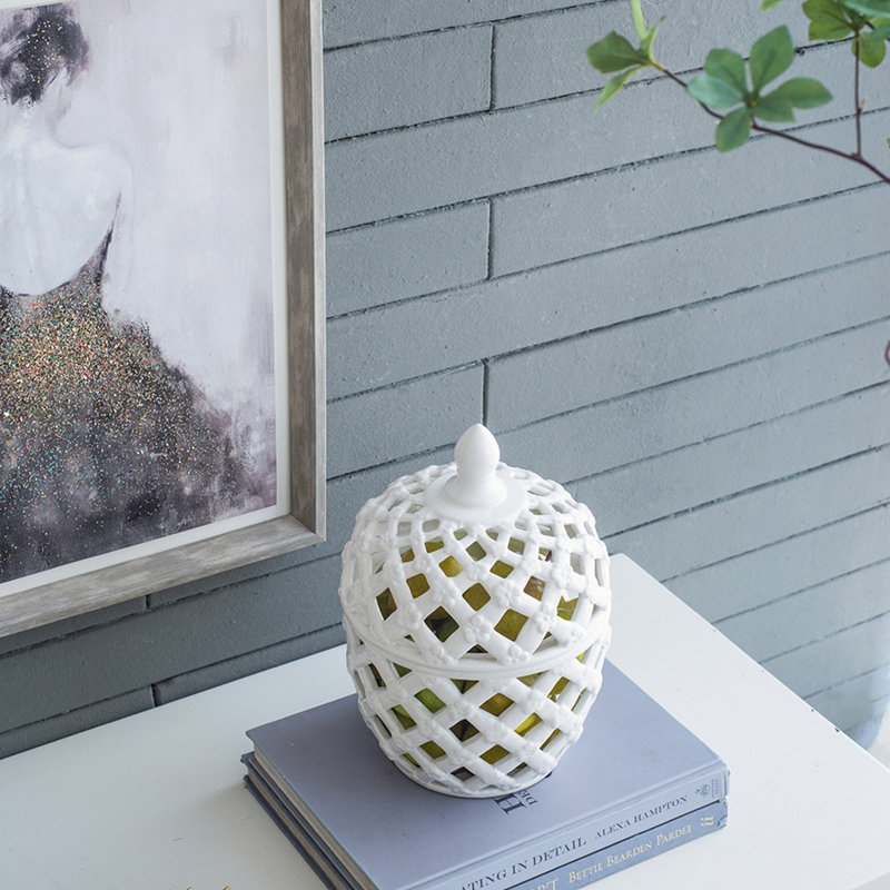 Ballas Bird Lidded Jar